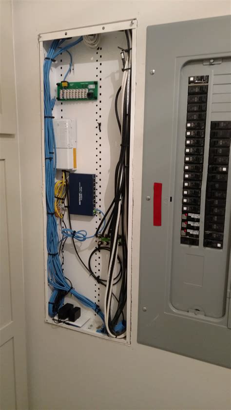 electrical outlet for structured wiring enclosure|structured wiring panel layout.